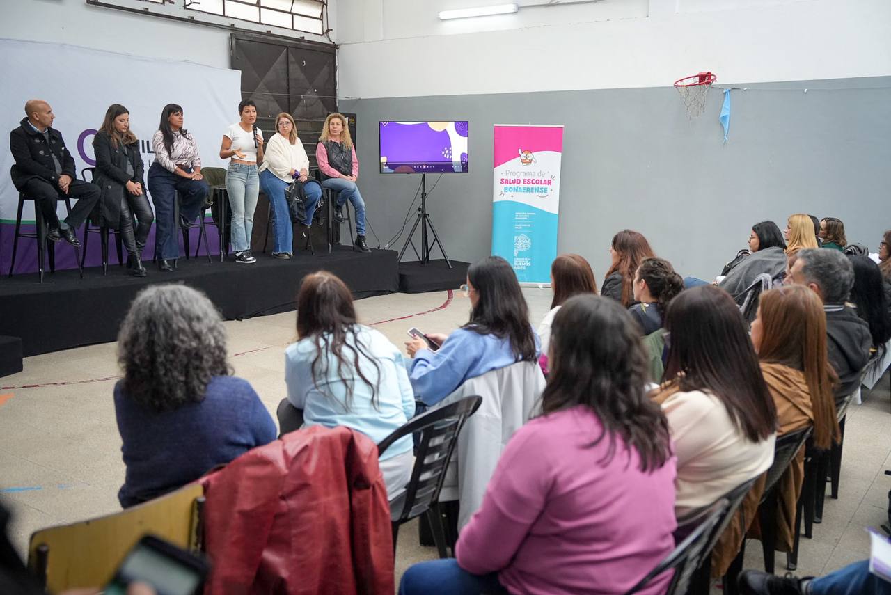 MAYRA Y EVA MIERI ENCABEZARON EL LANZAMIENTO DEL PROGRAMA DE SALUD ESCOLAR