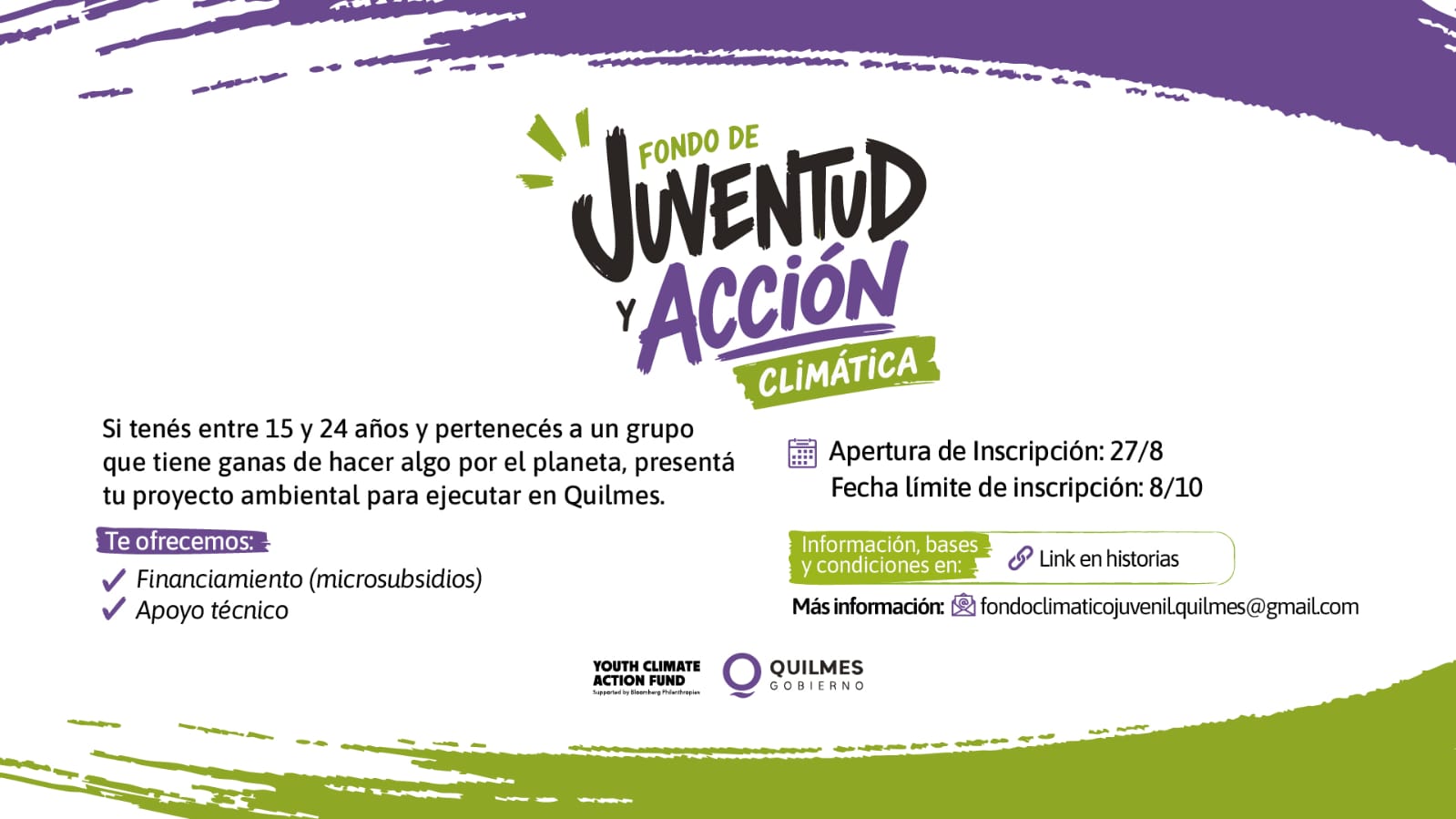 SE ABRE LA CONVOCATORIA PARA “FONDO DE JUVENTUD Y ACCIÓN CLIMÁTICA”