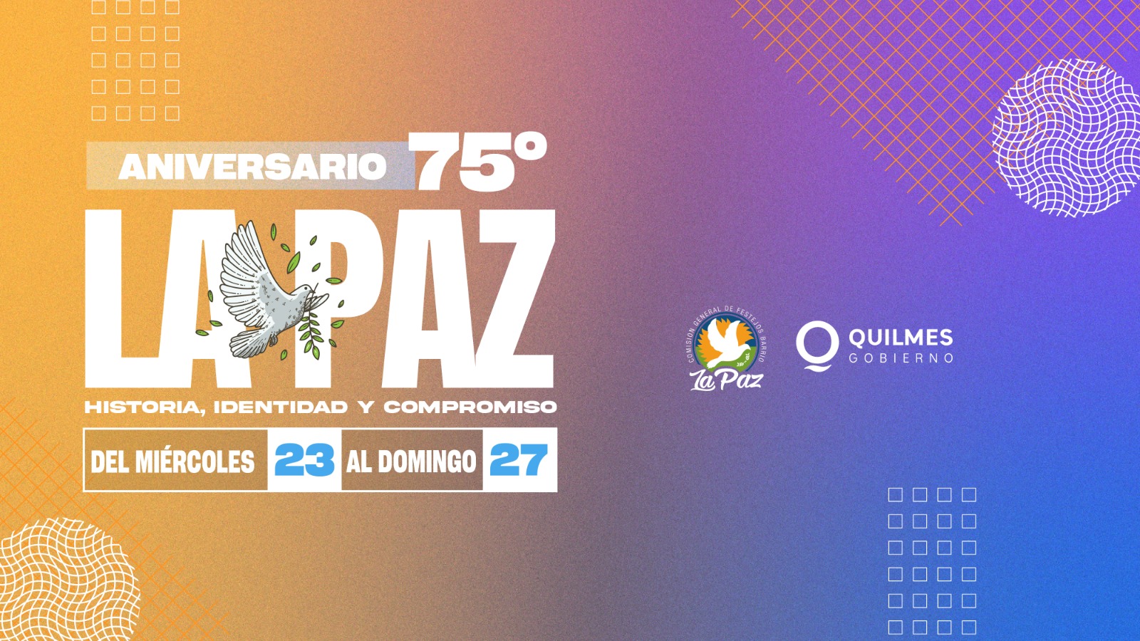SE VIENE EL 75º ANIVERSARIO DE LA PAZ, CON DESFILES, FERIAS Y MUSICA
