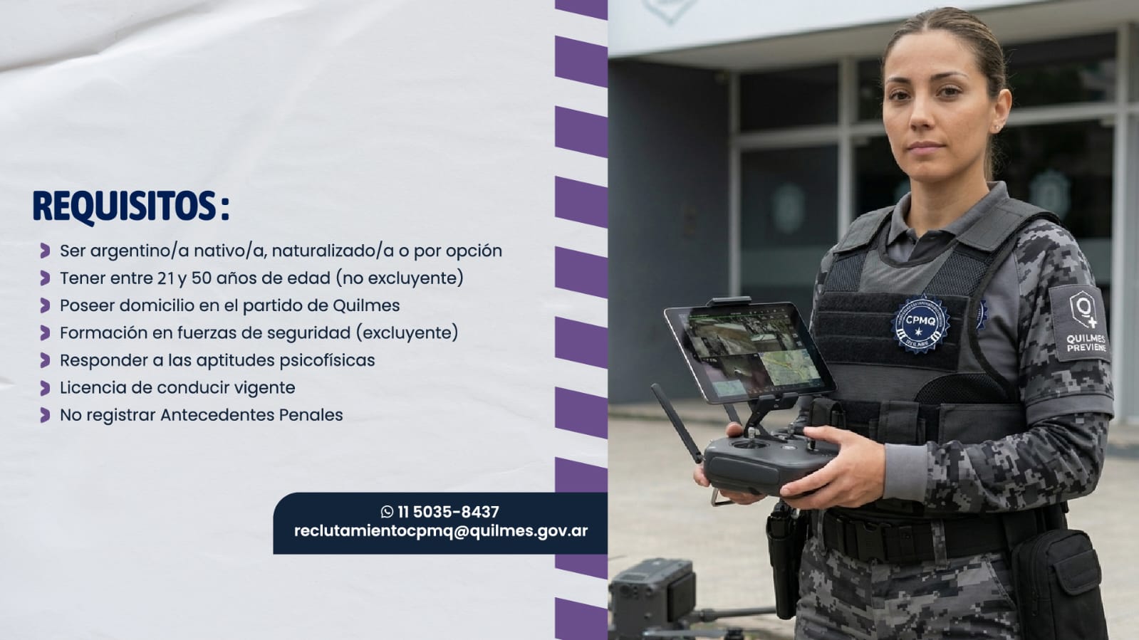 QUILMES LANZA SU COMANDO DE PREVENCIÓN MUNICIPAL