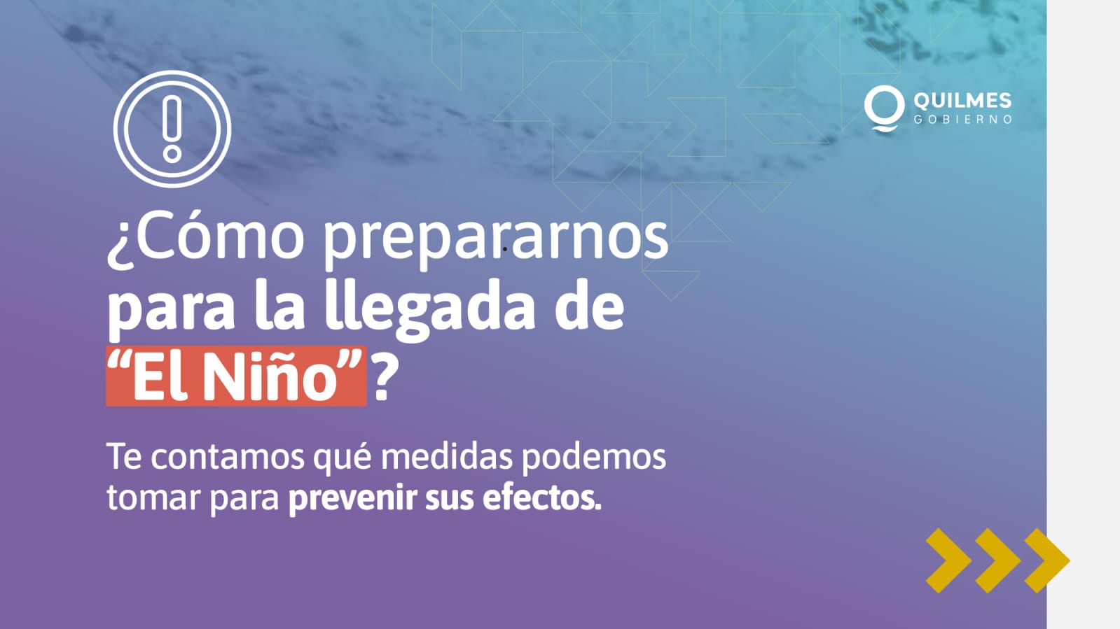 EL MUNICIPIO REALIZA PREVENCIÓN FRENTE AL FENÓMENO CLIMÁTICO DE "EL NIÑO"